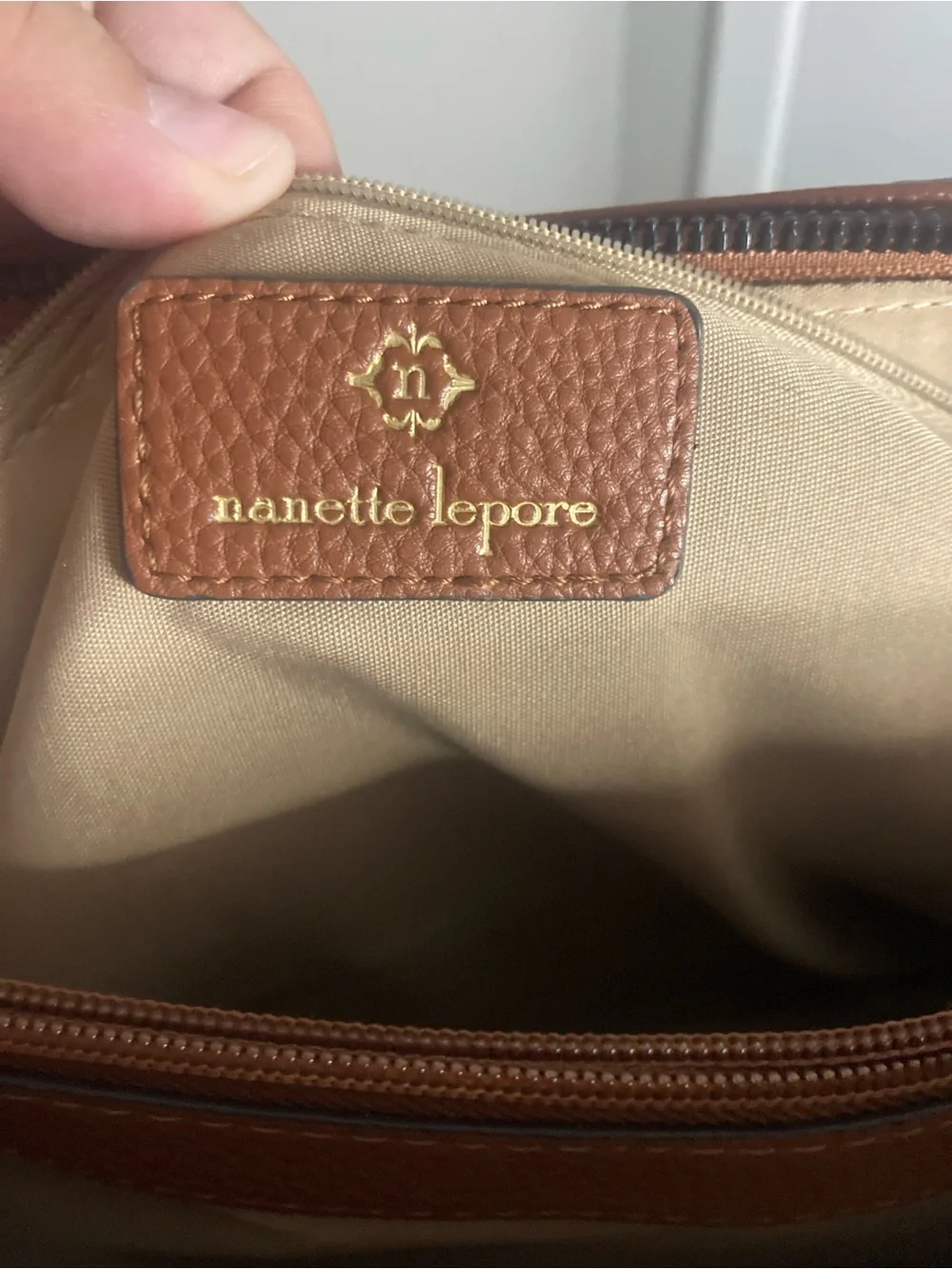 Nanette Lepore Brown Madilyn Convertible Satchel